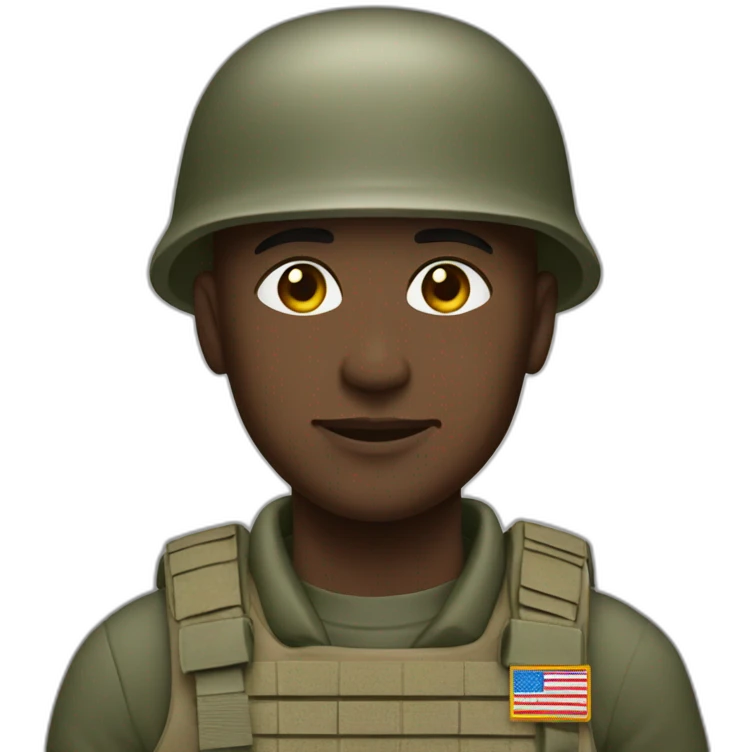 Soldier ￼ emoji