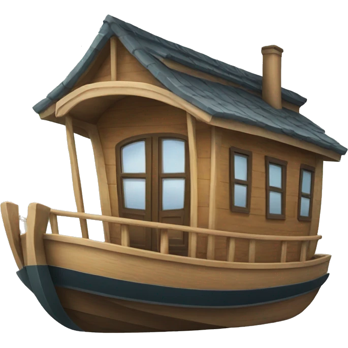 Houseboat emoji
