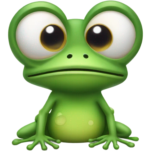 Sick frog  emoji