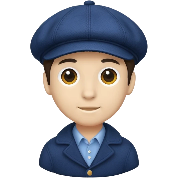 Newsboy cap emoji