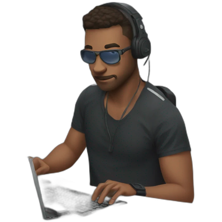 matt playing csgo on a track pad emoji