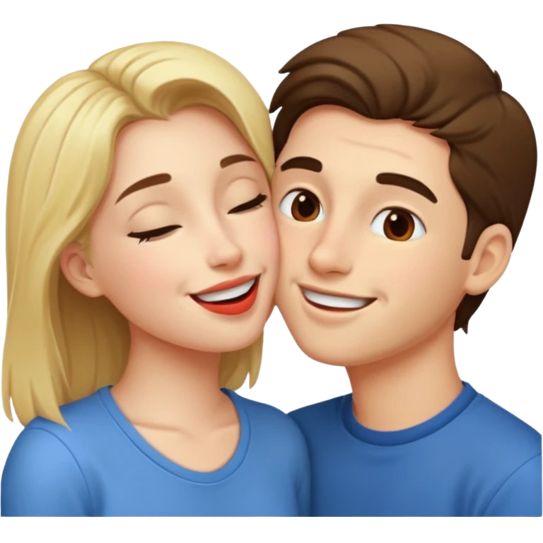 young people kissing  emoji