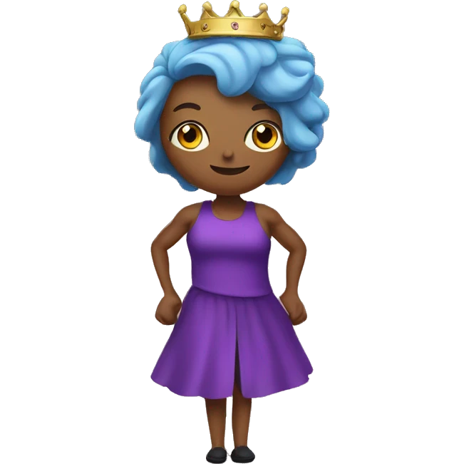 a Queen doing Crossfit emoji