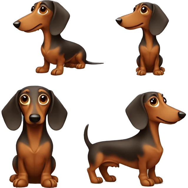 long dachshund emoji