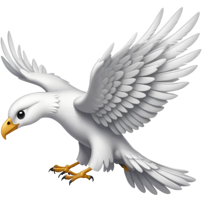 Only a wing not a bird emoji