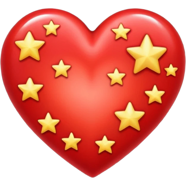 Heart with stars emoji