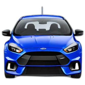 Ford focus RS dark blue emoji