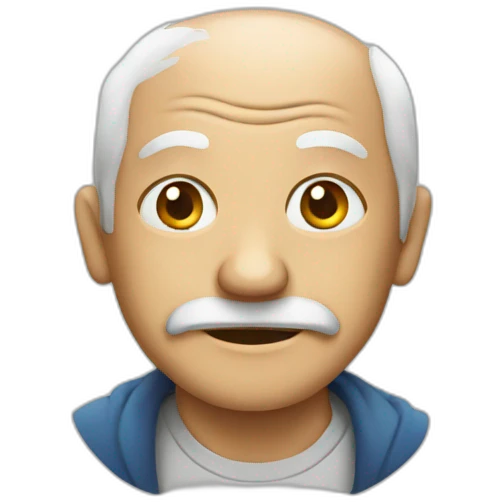 money with face of an old man emoji