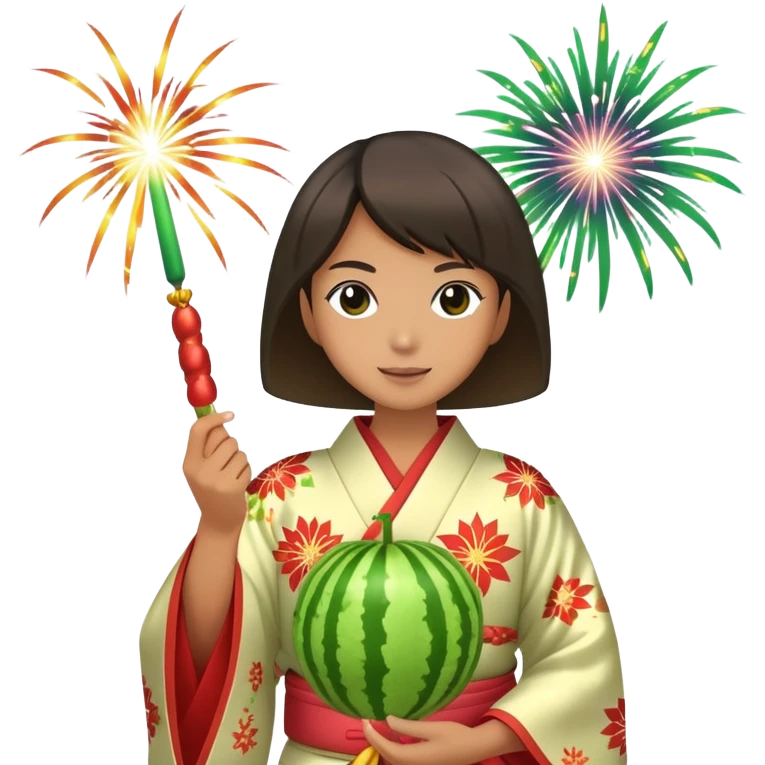 👘🎆🎇🍈 emoji