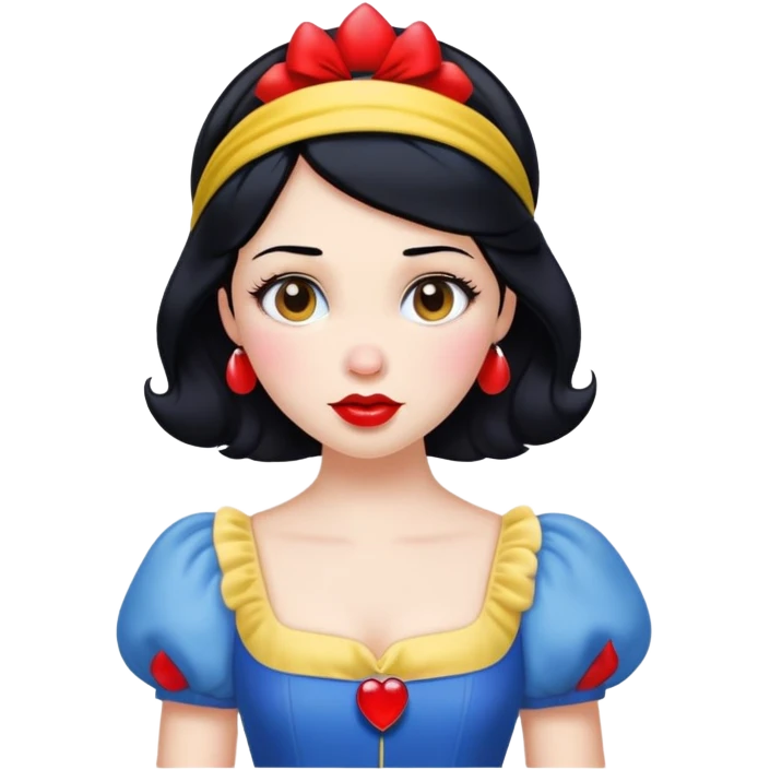 Snow White princess emoji