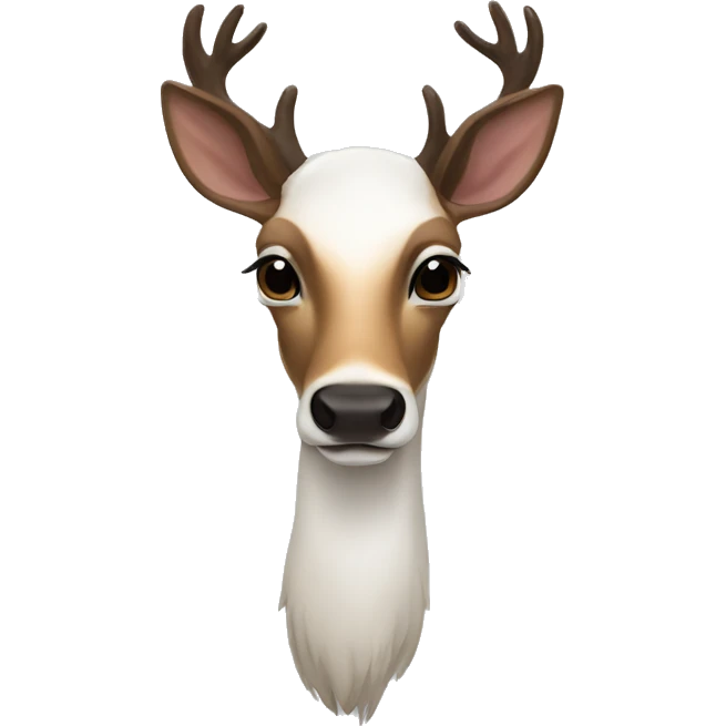 Piebald deer  emoji