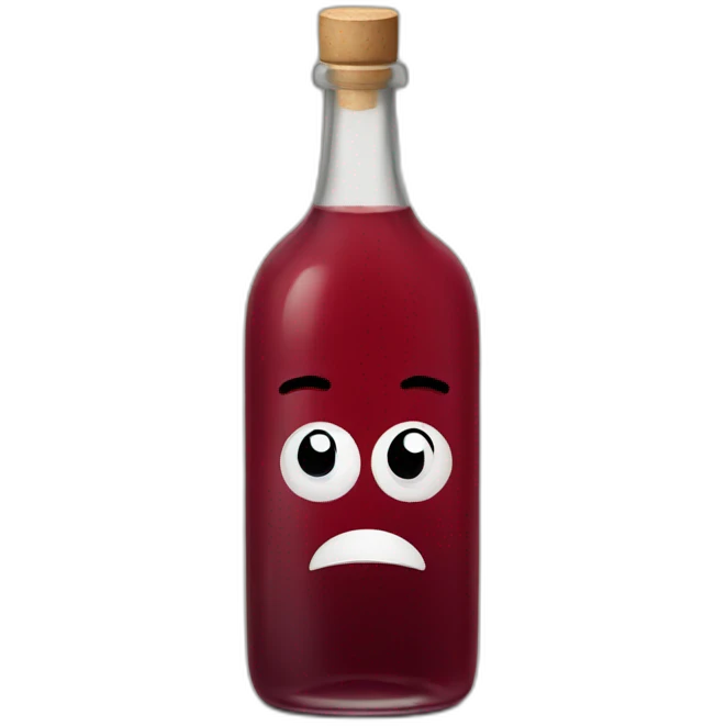 sad red wine vinegar emoji