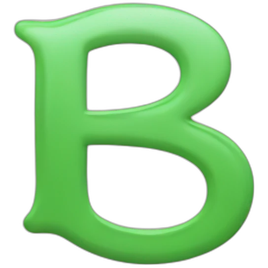 letters B I and G emoji