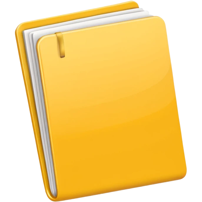 yellow booklet emoji