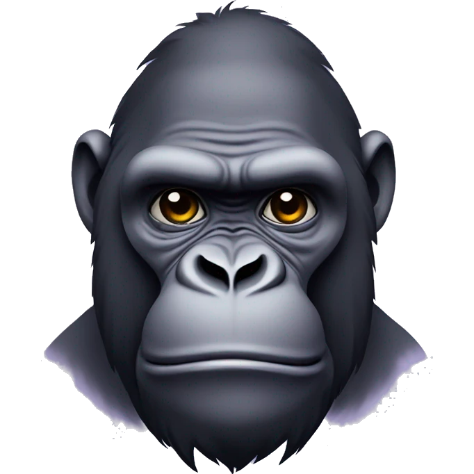Gorilla  from th gorilla tg purple color emoji