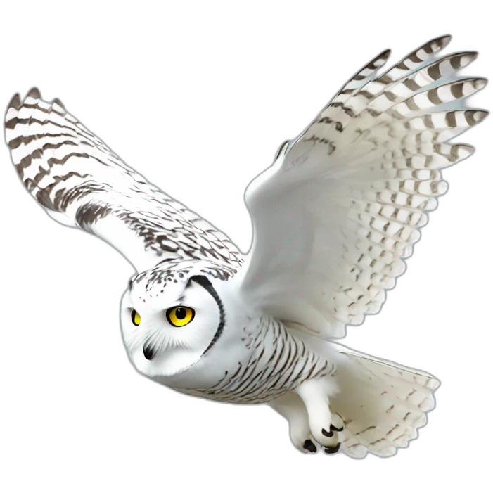 Flying-Snowy-Owl emoji