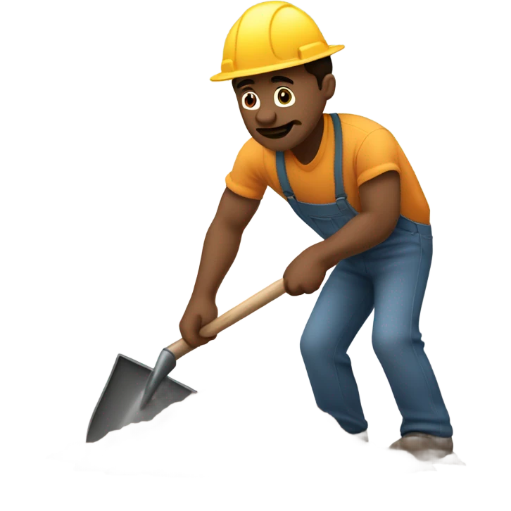 Diggin man emoji