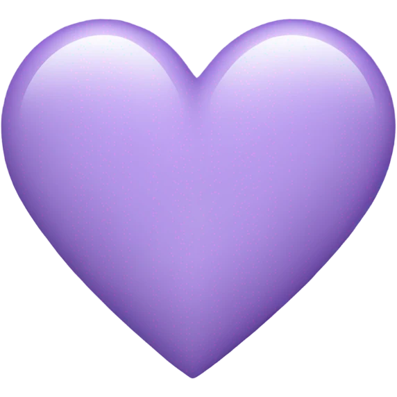 lavender color heart emoji