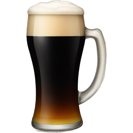 Pint of Guiness emoji