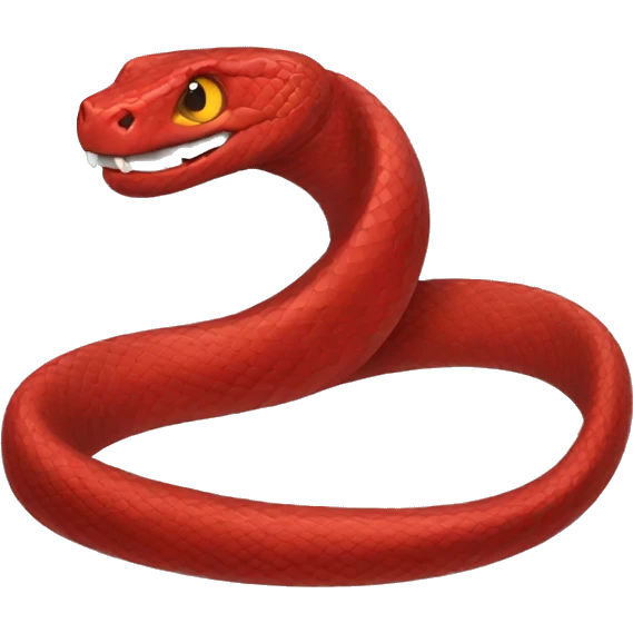 Red Snake  emoji