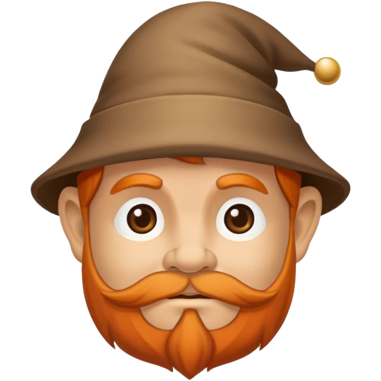 Dwarf with a hat emoji