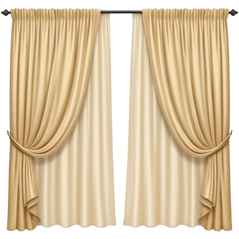 creamy animated curtains emoji