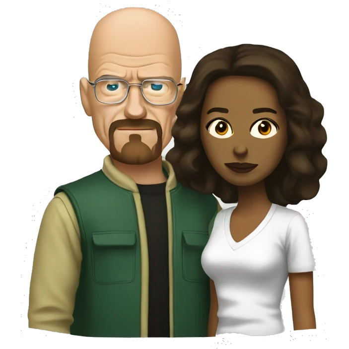 Create Hank and Marie from breaking bad tv show  emoji
