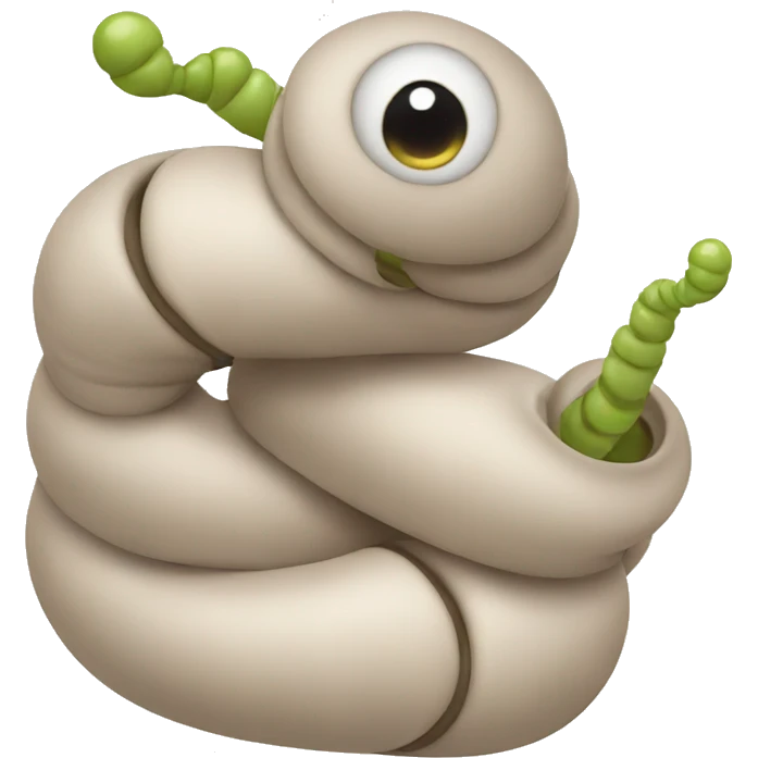 worm emoji