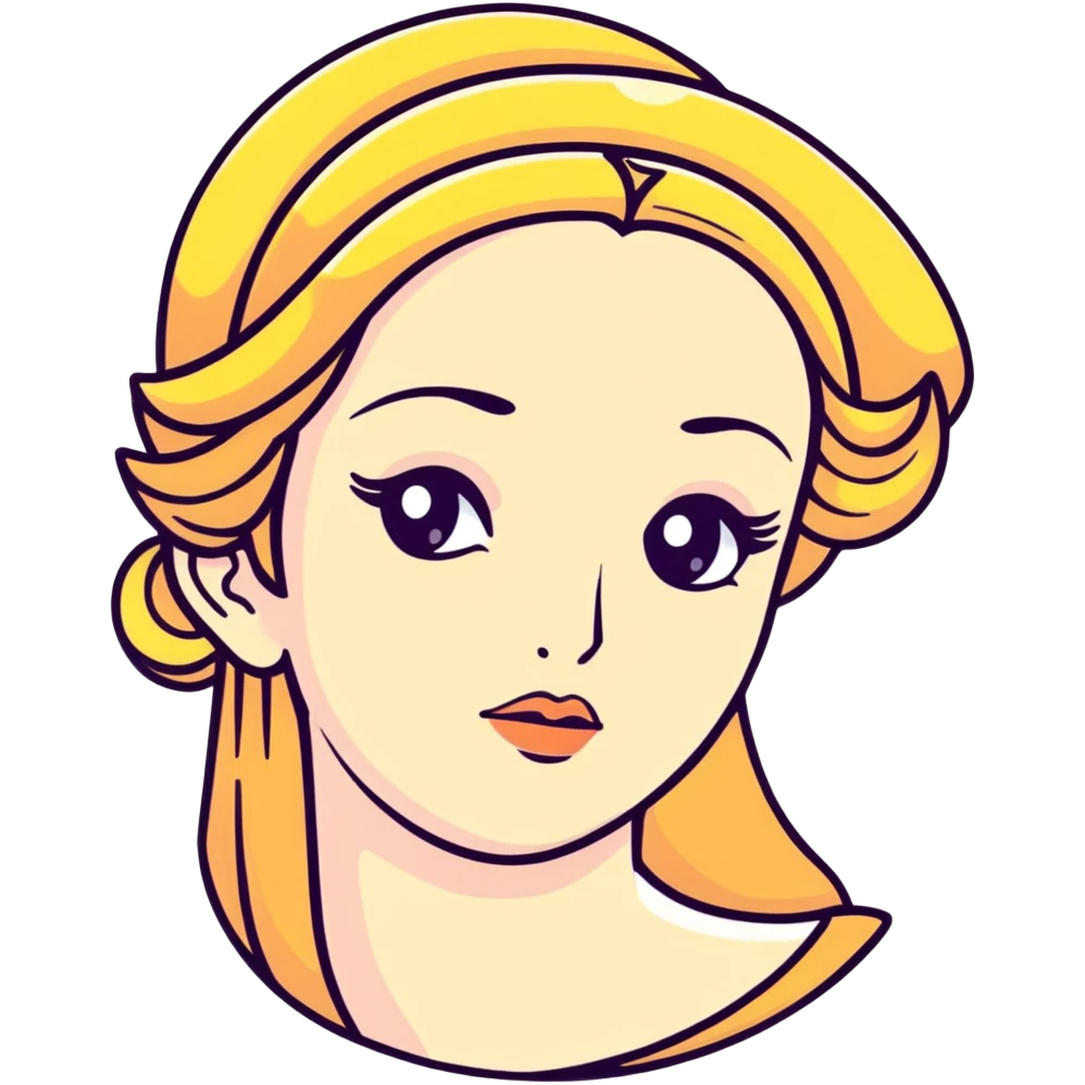 closeup head portrait of universe goddess Sophia with pretty perfect feminine attractive face, cosmic beauty with detailed delicate facial features, head only isolated, no body emoji