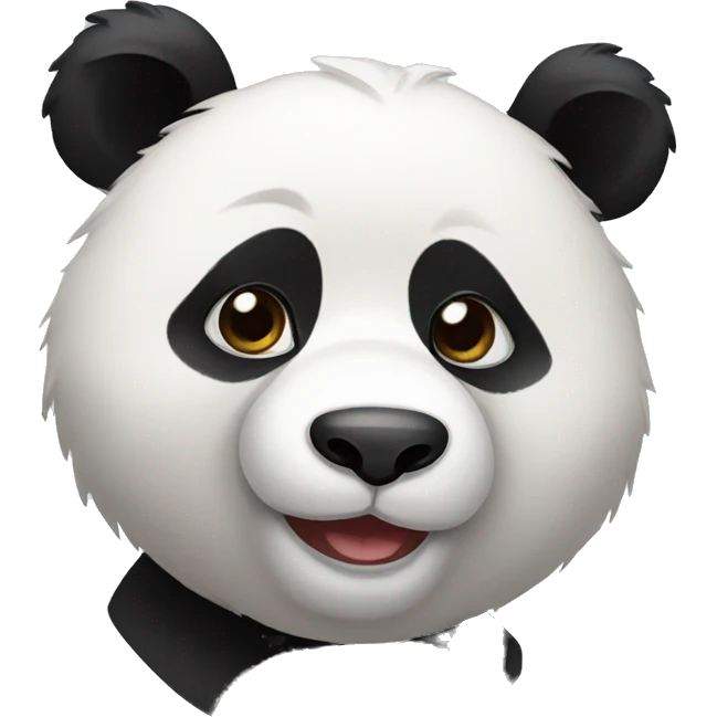 cute panda face emoji
