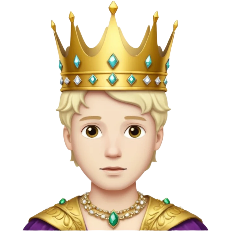 White Prince emoji