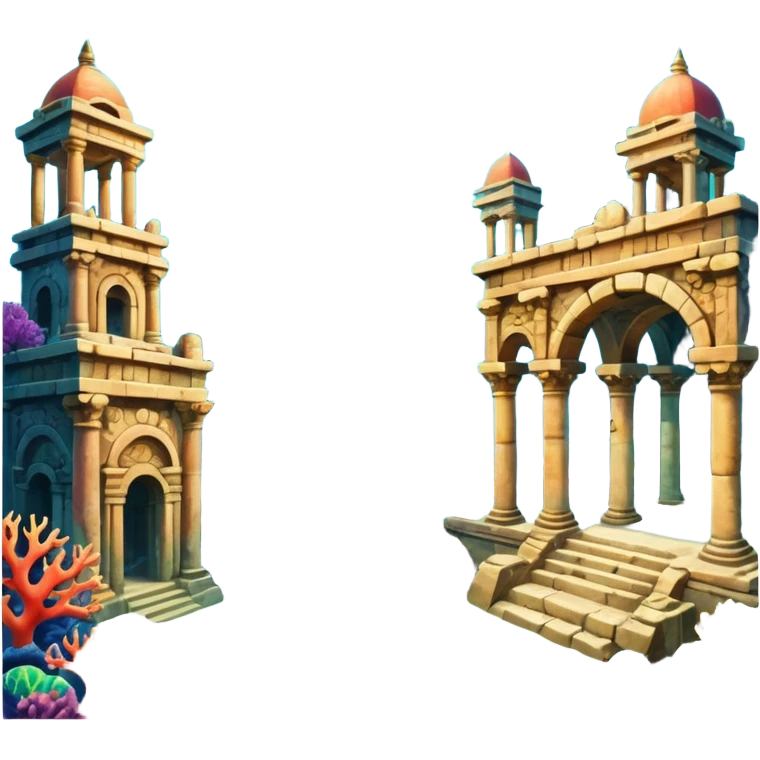 The Lost Island of Atlantis emoji