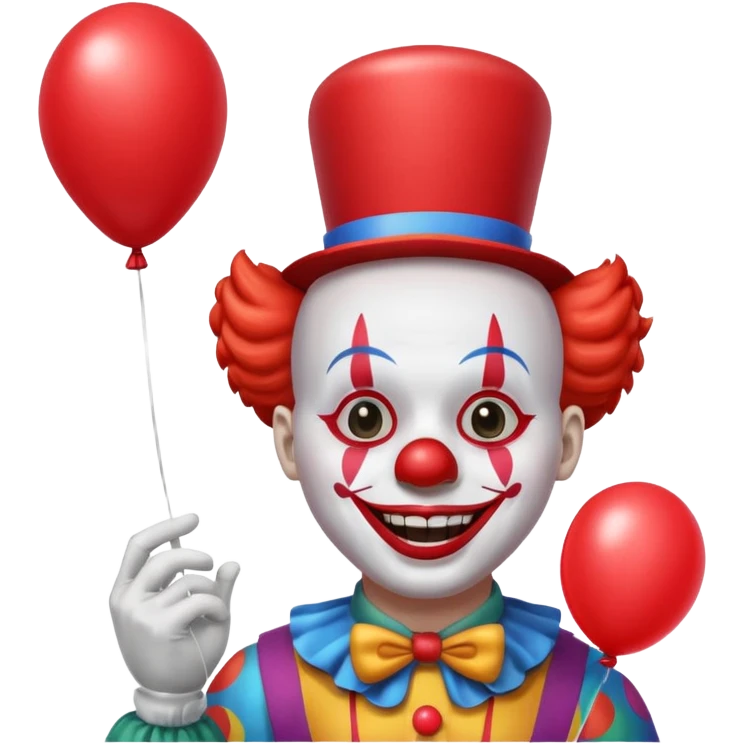 Clown + balloon emoji