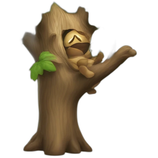 up a tree emoji