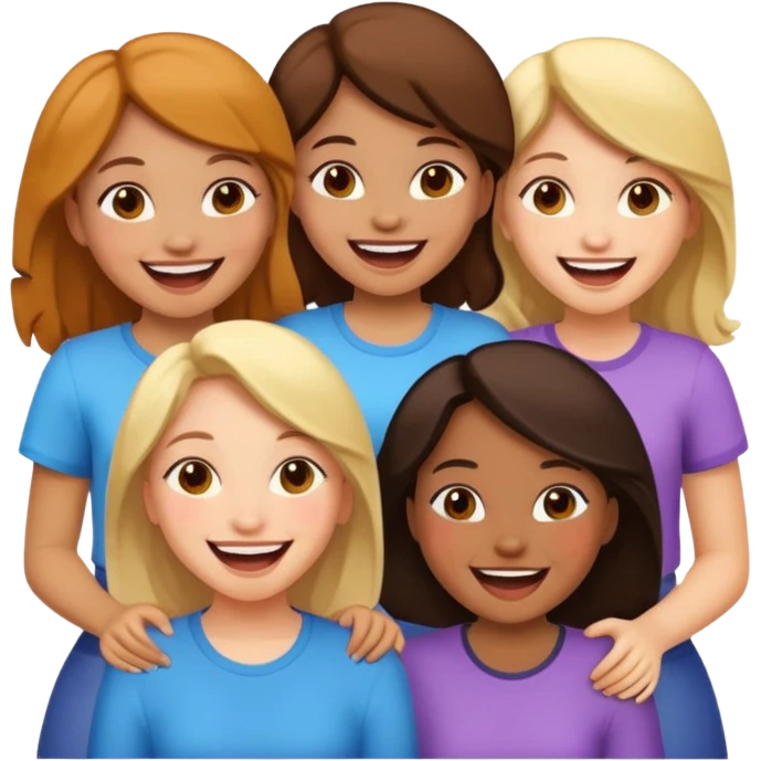 5 girls emoji