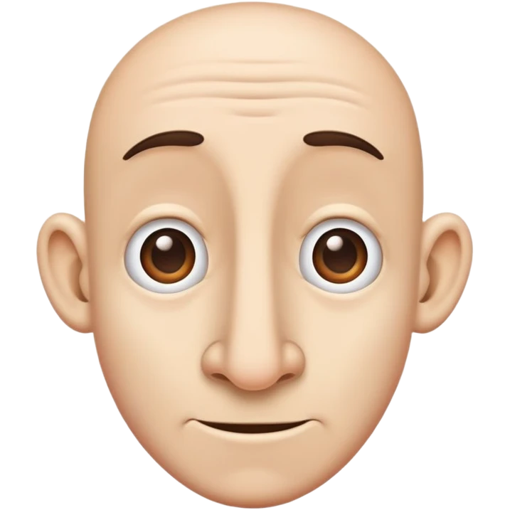 character with a big nose emoji