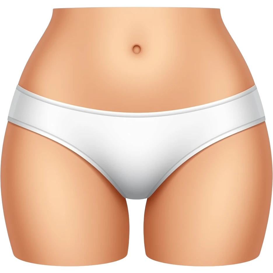 women's private part with no underwear emoji