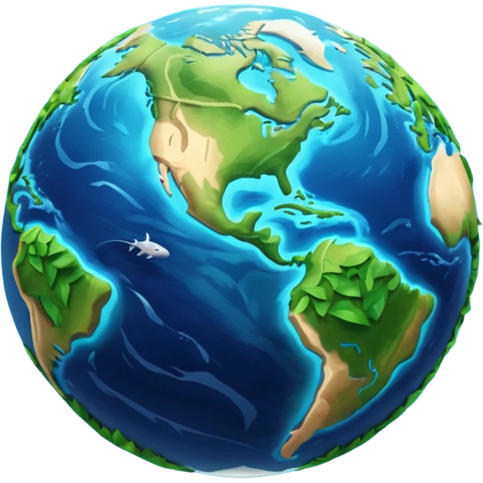 planet earth north america emoji