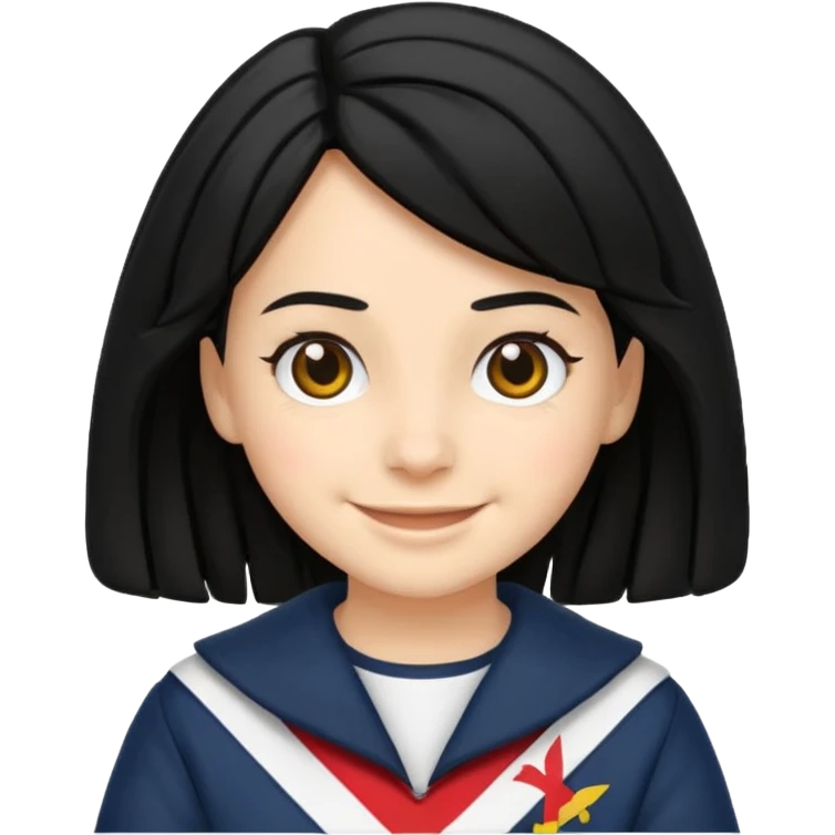 Emoji hermine du drapeau breton. Ne modifie par le design, je veux juste l'hermine en noir emoji