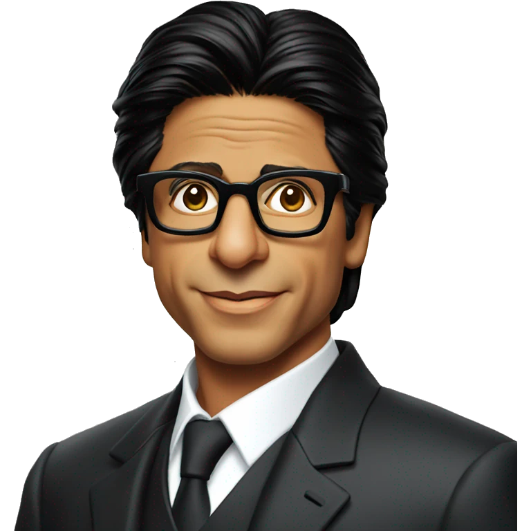 Shah rukh khan wearing spectacles  emoji