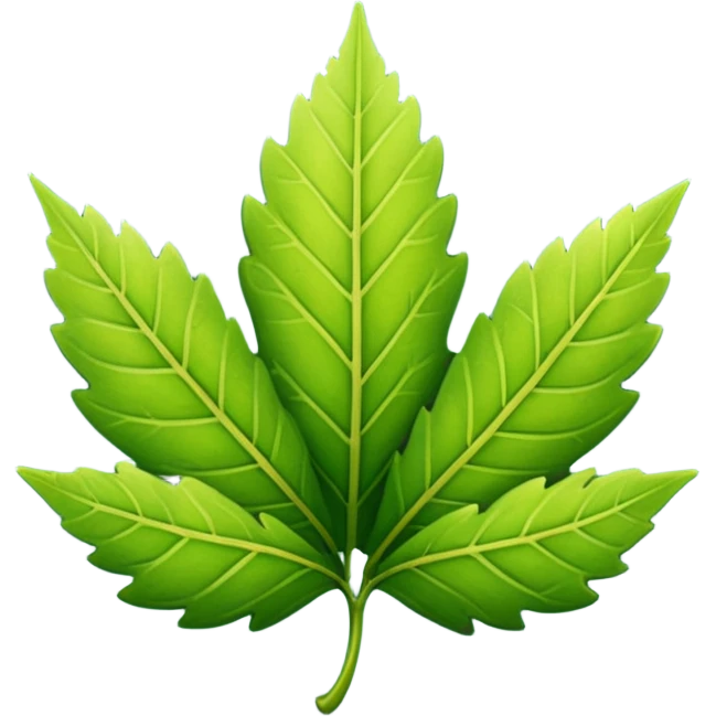 stick with leaf emoji