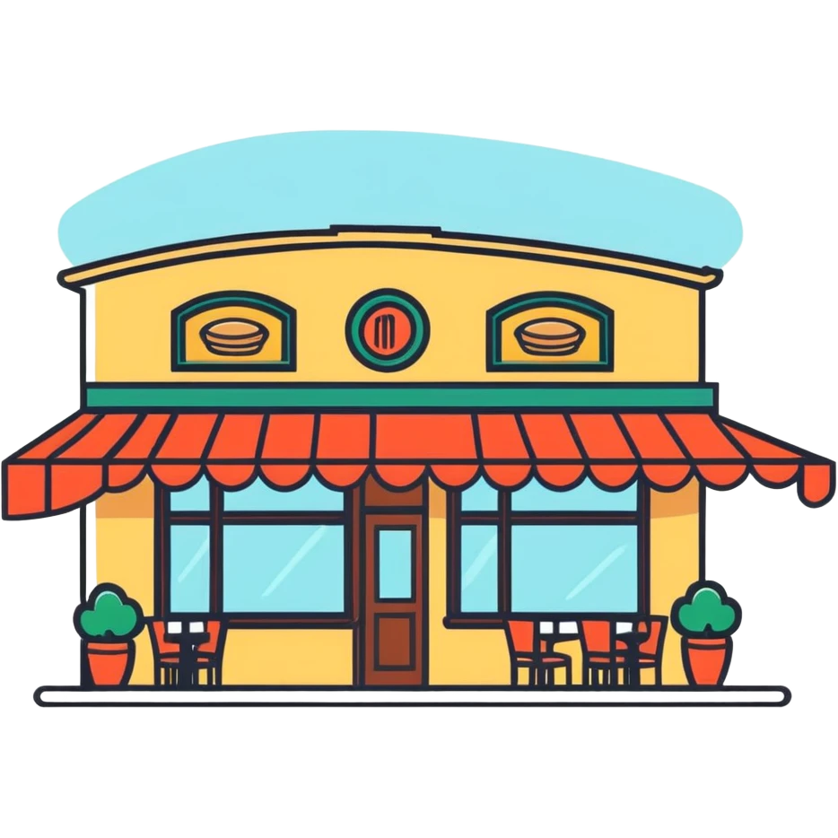 50-year-old women in the picture in an Italian restaurant emoji