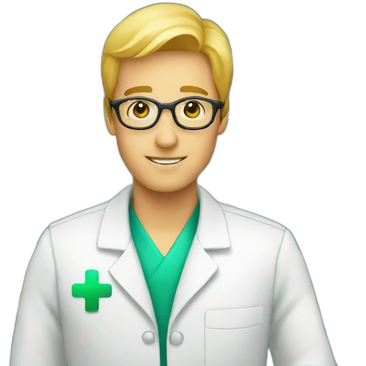 A pharmacy with a star emoji