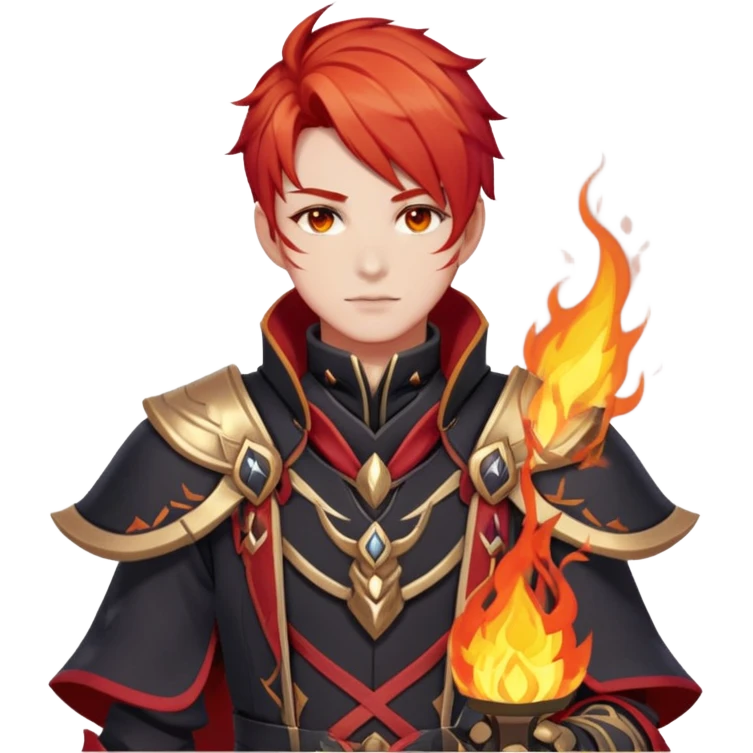 Mavuika The Pyro Archon from Genshin Impact emoji