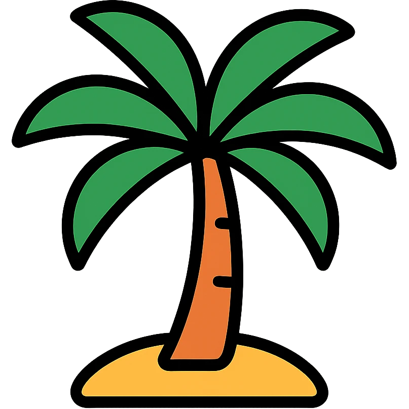 palm tree emoji emoji