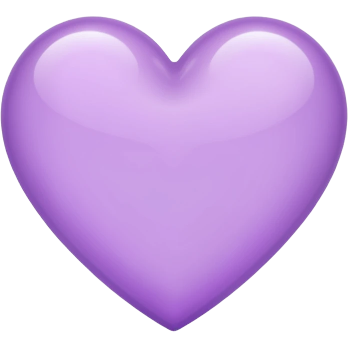 Light purple heart emoji