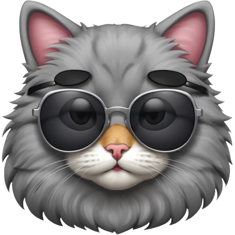 Cat wearing sunglasses emoji