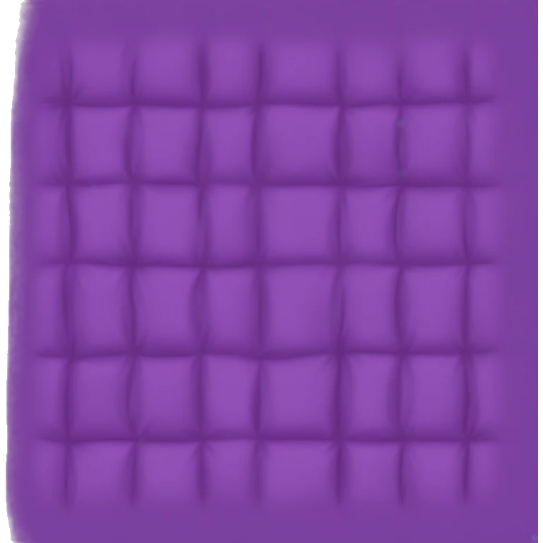 Cozy purple blanket emoji