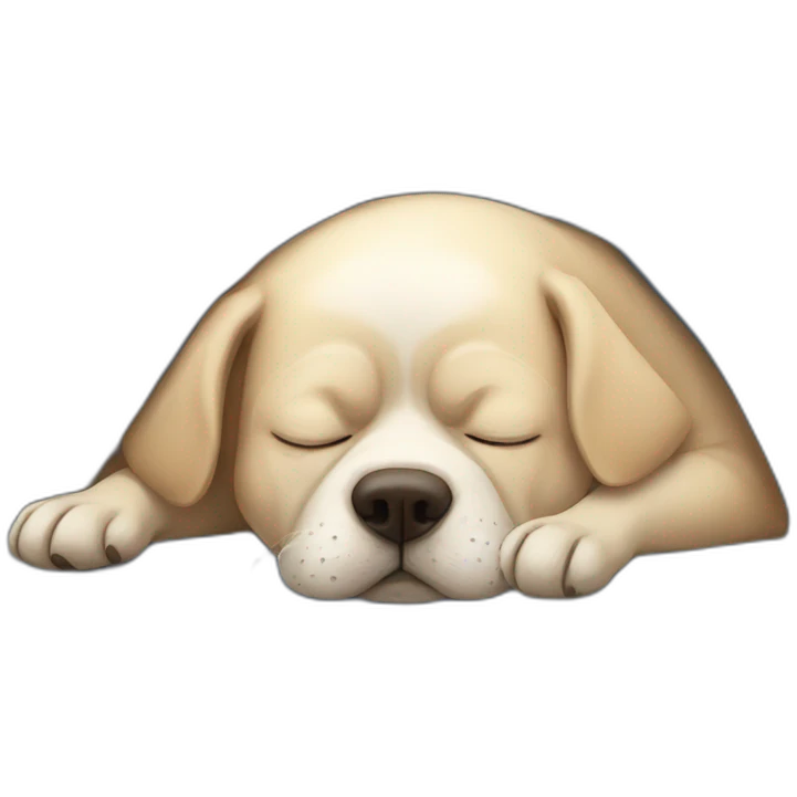 Dog sleep and snoring  emoji