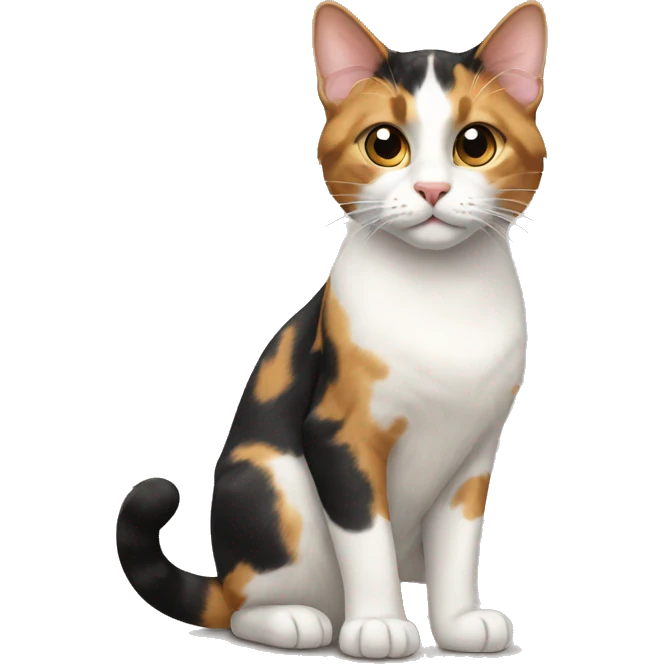 Cambodia calico cat emoji